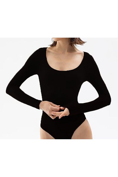 Meralles Square Neck Long Sleeve Snap-On Body Corset