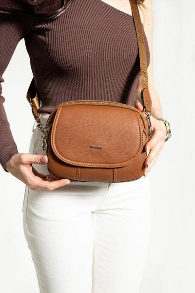 Baginn Geantă Messenger Femei 24*19 Cm Geantă de umăr din piele artificială cu curea încrucișată Model Mega Geantă cu clapă
