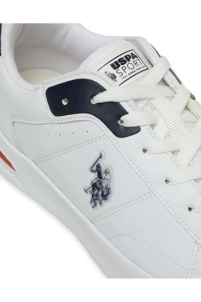 U.S. Polo Assn. ΒΑΣΗ. Ανδρικά αθλητικά παπούτσια Polo Assn Mango - ΛΕΥΚΟ