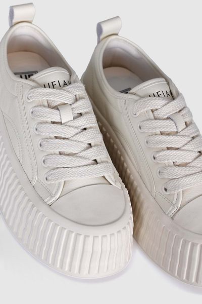Lufian Λευκό Unisex πάνινα παπούτσια Diana - 121230013   Μοντέλο