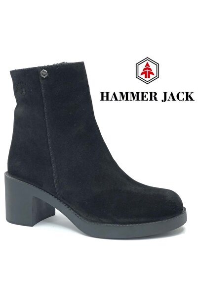 Hammer Jack 830-9941-Z Judy Γνήσιες Δερμάτινες Γυναικείες Μπότες ΜΑΥΡΟ