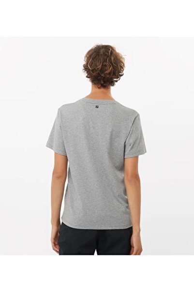 Salomon Tricou pentru femei LOGO COMBO GRI MELANJ LC2232900