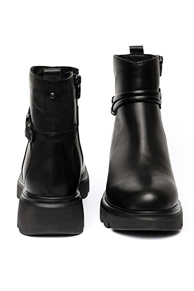 Greyder 33060 Zn Γυναικείες Μπότες Επίπεδη Σόλα Αστραγάλου ΜΑΥΡΟ