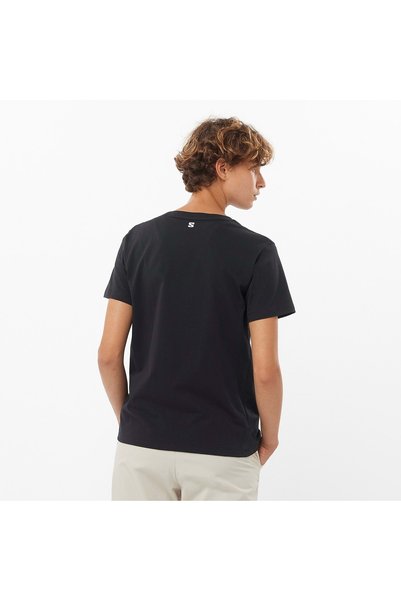 Salomon Lc2217 Logo Ss Tee W T-Shirt Women T-Shirt Black