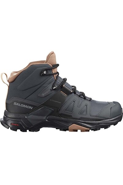 Salomon 412956 X Ultra 4 Mid Gtx W Ebony/mocha Mousse/almond Cream Γυναικείες μπότες εξωτερικού χώρου