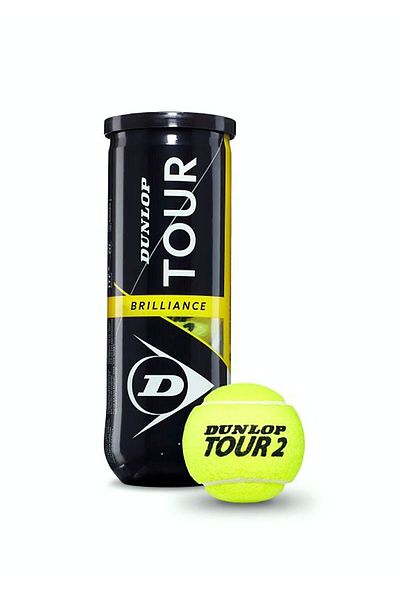 DUNLOP Tour Brilliance Tennis Balls - High-performance, Durable, Perfect For Competition