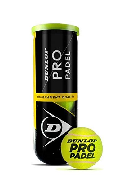 DUNLOP High-performance Padel Tennis Balls | Durable 3-pack For Pro-level Play And Long-lasting Use