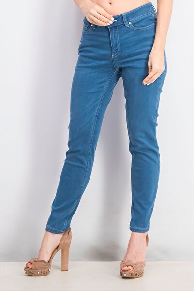 Tchibo بنطلون جينز نسائي ضيق غير قابل للتمدد، أزرق