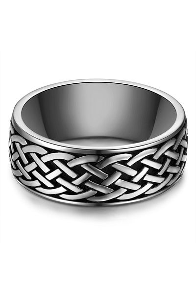 True Rebels Edelstahlring Ring Edelstahl