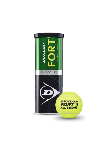 DUNLOP Fort All Court Tennis Balls, Set Of 3 Piece