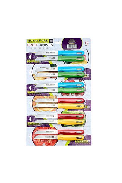 ROYALFORD RF4988 Stainless Steel Fruit Knife Set (12 pcs)