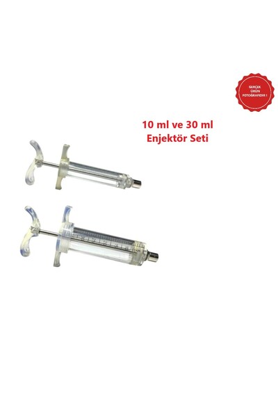 TarımGaraj Forvet Kaynatılabilir Mika İthal Veteriner Enjektör 10 ml-30 ml Set