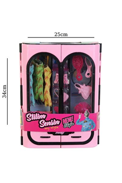 OYDAS Kartela Anlily Stilim Sensin Elbise Dolabı