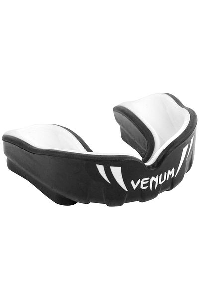 Venum Challenger Kids Mouthguard, Black/white, Protective Gear For Sports, Comfortable & Durable