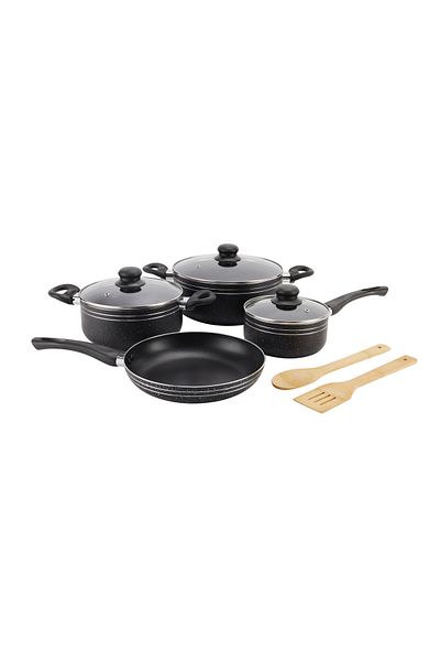 ROYALFORD Ritz 9pcs Non-stick Cookware Set Rf11759 Aluminum Body