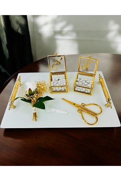 CyzHome Promise White Promise Engagement Tray