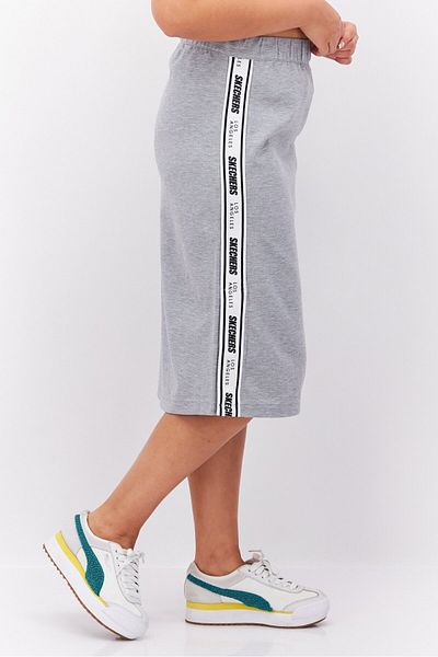 SKECHERS Women Sportswear Fit Outdoor Skirt, Heather Grey