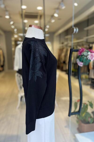 Unıquemode Uw 251015   Unique Sleeve Embroidery Detailed Trick