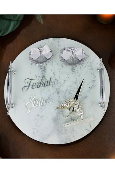 CyzHome Radiance Patterned Promise Engagement Tray