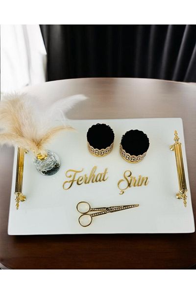 CyzHome Promise White Promise Engagement Tray