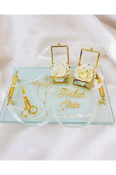 CyzHome Radiant Transparent Engagement Tray
