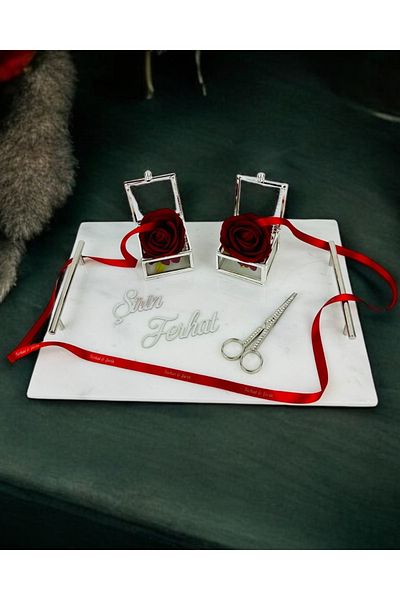 CyzHome Grace White Engagement Tray