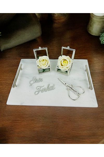 CyzHome Grace White Engagement Tray