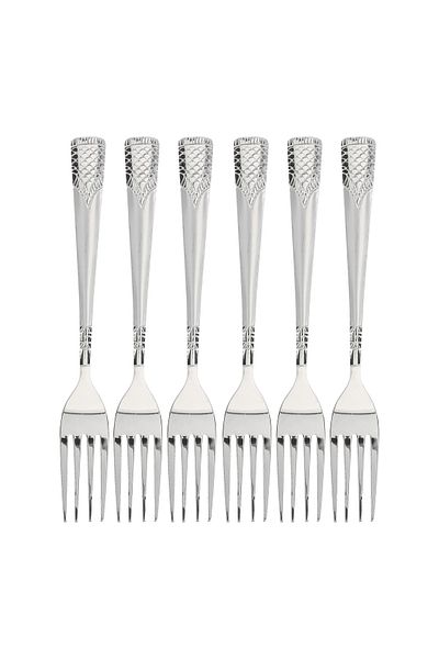 ROYALFORD 6-Piece Stainless Steel Table Fork- RF11946