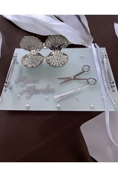 CyzHome Bonding Silver White Engagement Tray