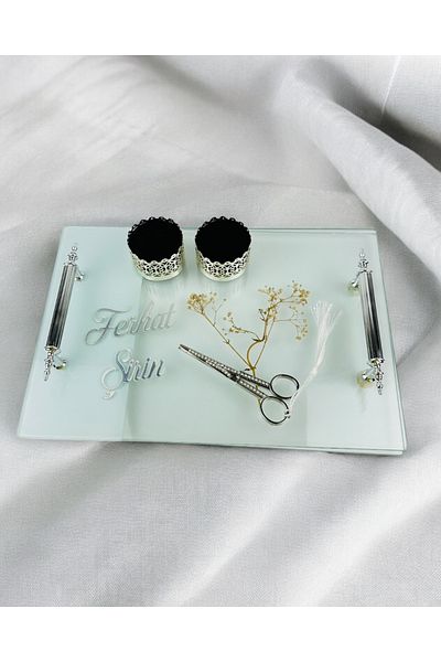 CyzHome Intimacy Silver Promise Tray