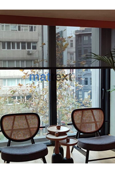 MATTEXT MEKANİK PERDE SİSTEMLERİ Siyah Sun Screen Stor perde