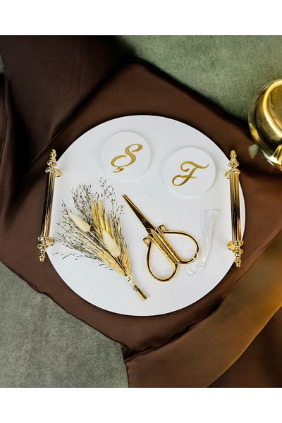 CyzHome Commitment Polyester Promise Engagement Tray