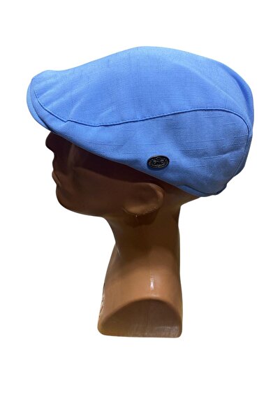 GONCA ŞAPKA Yazlık Keten London Kasket Spor Kasket Şapka