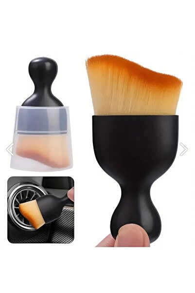 NESİL LED فرشاة تنظيف الغبار داخل السيارة مقاس 9 سم × 4 سم صغيرة