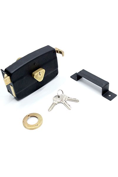 BT Teknik Oval Tirage Lock - Threaded External Door Lock