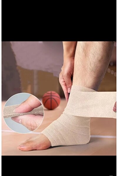 EMKSHOP Yapışkanlı Elastik Spor Bandajları Su Geçirmez Kas Desteği Sabitleme ...