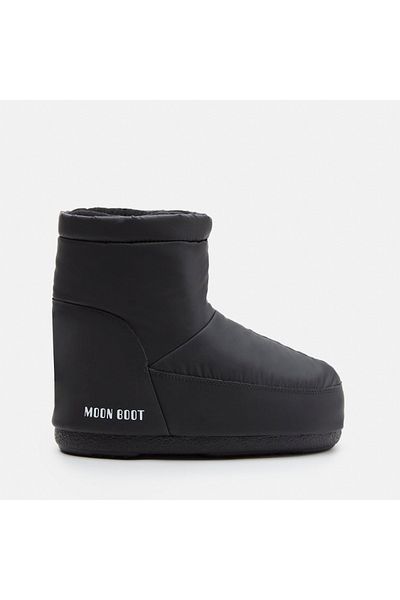 MOON BOOT Women/Girls Snow Boots 14094100 -001 Icon Low Nolace Rubber Black