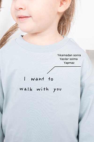 Vauva Mevsimlik T-Shirt Kız Erkek Çocuk Mevsimlik Uzun Kollu Tişört Baskılı Sweet