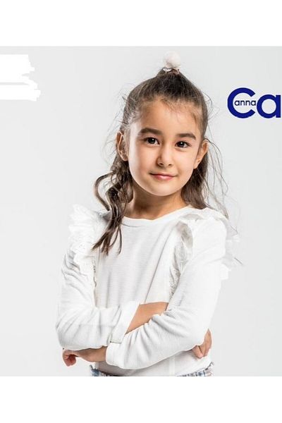 Carino Carino 185-01-25 - Pleated Skirt, Ruffle Accessories, Fuluz Girl Skirt Suit 5-8 Years