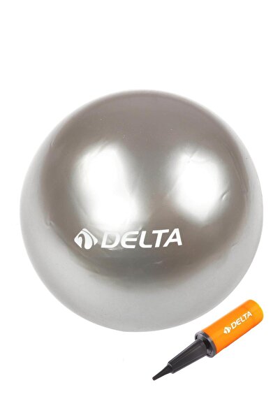Delta 25 cm Silver Pilates Balance Exercise Ball + Pilates Ball Pump