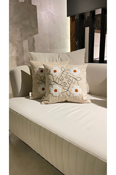 Ersperto غطاء وسادة مطرز من ديزي بانش، قطعة واحدة مقاس 43 × 43 سم