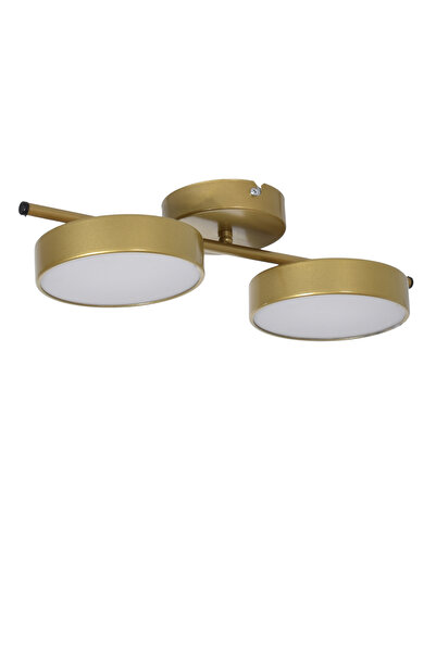 Modavize Tual Salon Yatak Odası Giyinme Odası Mutfak Beyaz Işık Ledli Eskitme Renk 2 Li Led Avize