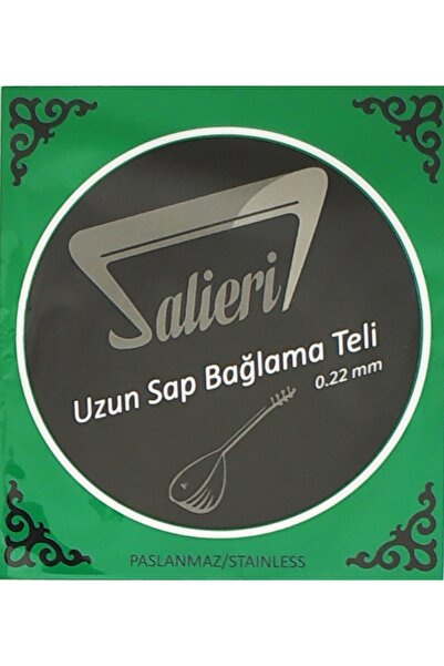 Salieri 0.22 mm Paslanmaz Takım Tel - Uzun Sap Bağlama Teli 022