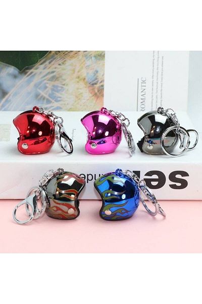 ESD Mini Plastic Outdoor Helmet Keychain