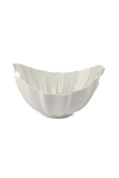 Le Atölye White Porcelain Bowl 28x23x15cm