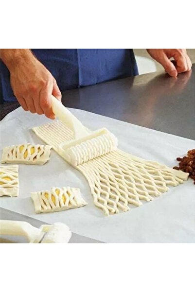 Yenimiyeni Kafes Şekilli Hamur Kesici Büyük Boy Tart Ruleti