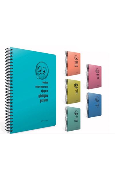 Gıpta Real Spiral Pp.Cover A4 80Yp. Checkered Notebook