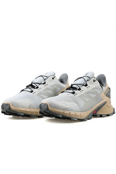 Salomon Supercross 4 Gore-Tex - Waterproof Ecru Running and Trekking Outdoor Shoes