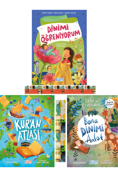 Gülce Kitap Dinimi Öğreniyorum,Kuran Atlası, Soru ve Cevaplarla Bana Dinimi A...