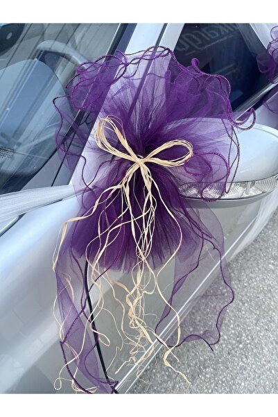 ecrin tuhafiye hobi Pratik Düğün Arabası Süsleme Seti - Gelin Arabası Süsü - Konvoy Süsü